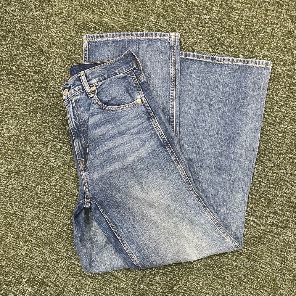 GAP Vintage Flare High Rise Blue Jeans